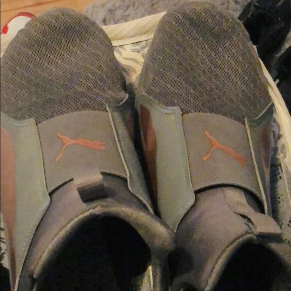 Puma Grey Shoes no laces - Picture 1 of 3